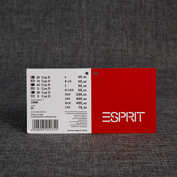 服装转码吊牌ryt03477